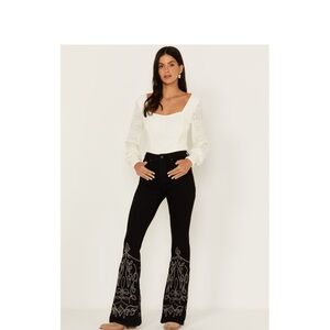 IDYLLWIND WOMEN'S SADDLE DRIVE HIGH RISE BOOTCUT JEANS